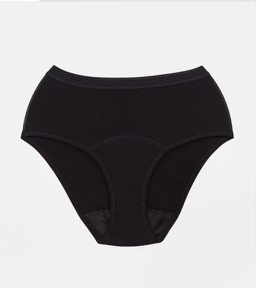 High-Waist - Biologisch Katoen - Zwart