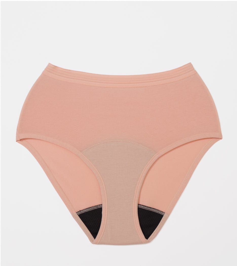 High-Waist - Biologisch Katoen - Koraalrood