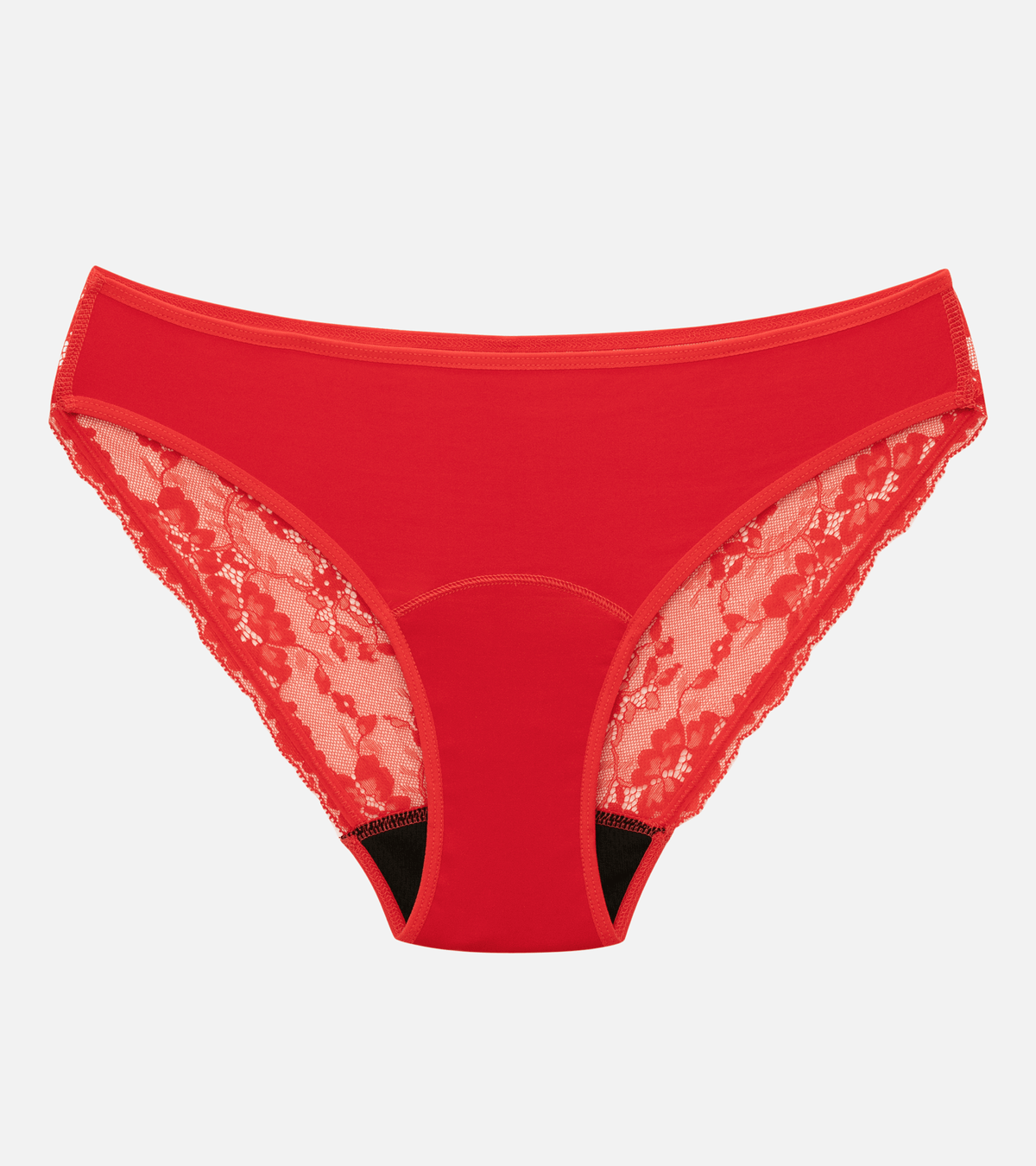 Lace Brief - Rood