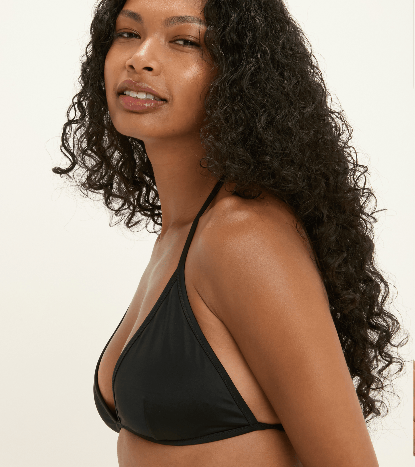 Swimwear - Triangle - Top - Black