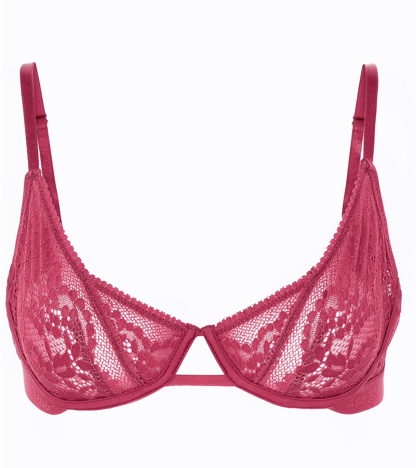 Muse - Plunge wired bra - Cherry