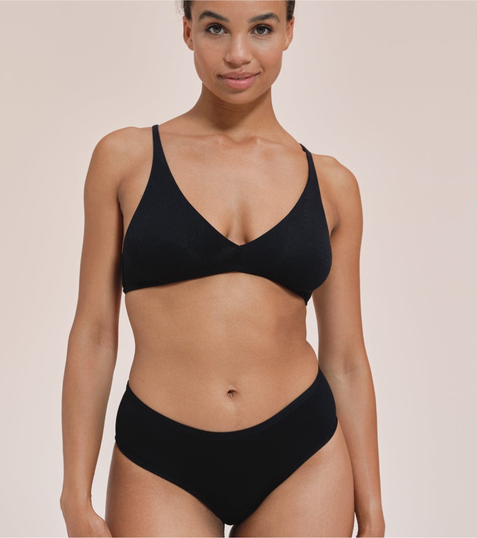 Discharge underwear - Classic - Recycled Nylon - Black