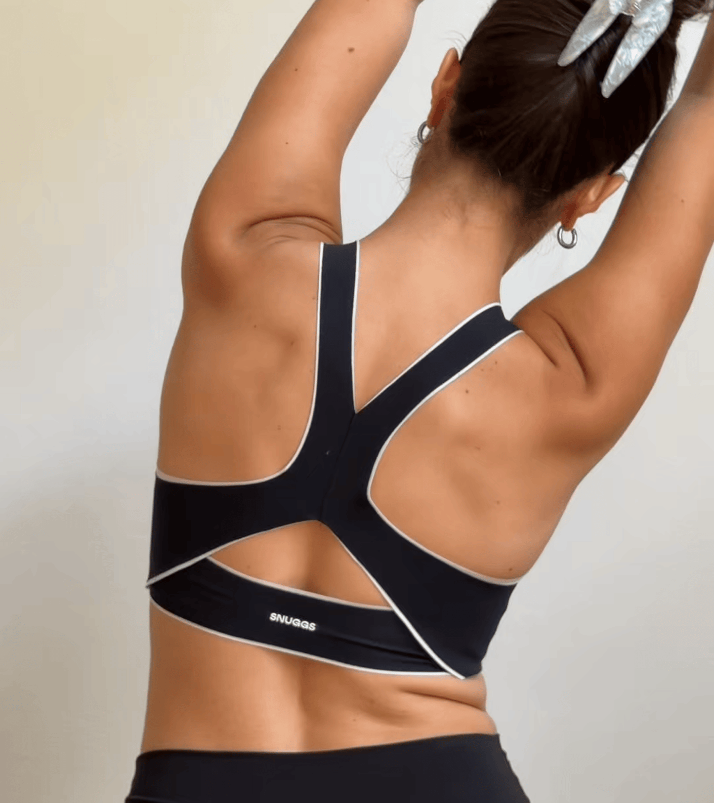 Sports Bra - Black & White